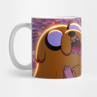 Epic Yuletide Adventures Unleashed: Adventure Time Christmas Art for Whimsical Holiday Designs! Mug